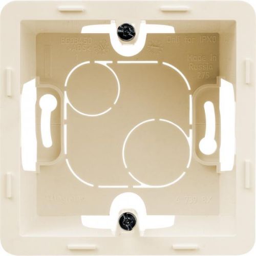 Legrand INSPIRIA Слоновая кость Коробка накладного монтажа - 1 пост