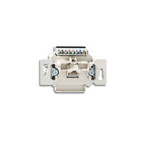 Механизм 1-постовой компьютерной/телефонной розетки UAE, 8 полюсов, RJ45, категория 6е, не