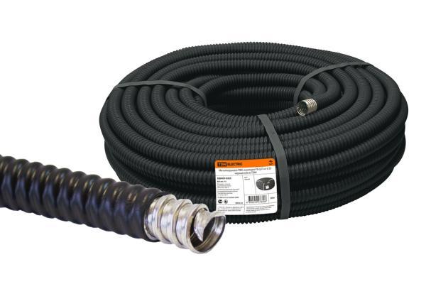 Металлорукав TDM ELECTRIC в ПВХ-изоляции РЗ-Ц-П d25 без протяжки (20м) SQ0407-0225