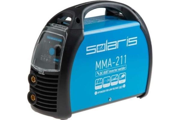 Mma-211 Инвертор Сварочный Solaris (230В, 20-210 А, 70В, Электроды Диам. 1.6-4.0 Мм, Вес 3