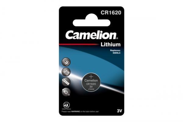 Набор из 10 шт, Батарейка Camelion CR1620-BP1B