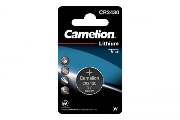 Набор из 10 шт, Батарейка Camelion CR2430-BP1B