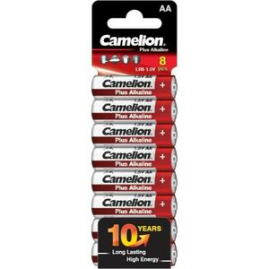 Набор из 8 шт, NEWCamelion Plus Alkaline SP8 LR6 (LR6-SP8, батарейка,1.5В) 14862
