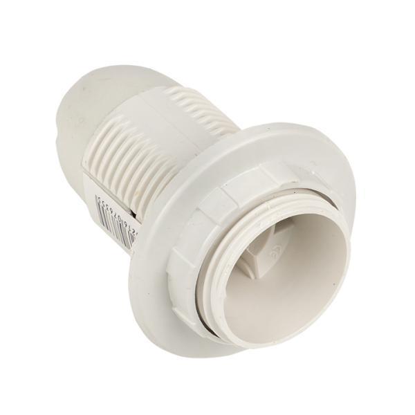Патрон EKF PROxima Е14 LHP-E14-r пластиковый с кольцом термостойкий пластик бел.