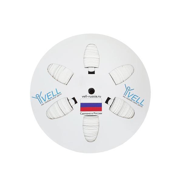 Профиль ПВХ овальный Vell WL-040 для маркировки проводов, d 4,0 мм, 200 метров, белый