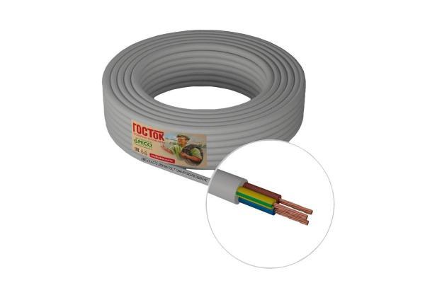 Провод ГОСТок ГТ0765 ПВСн 3x1.5мм2 (10м