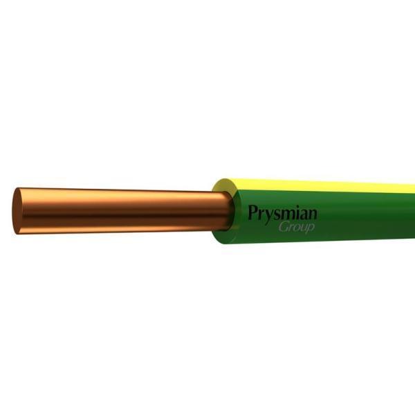 Провод ПуВнг(А)-LS 1х4 Ж/З 450/750В (бухта) (м) РЭК-PRYSMIAN 0601060301 (30 Метров