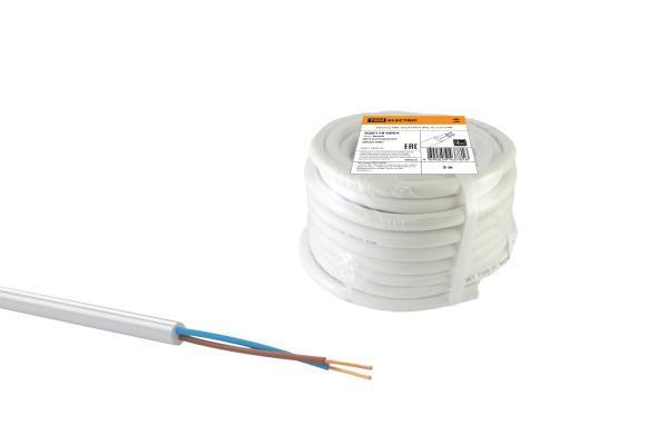 Провод TDM ELECTRIC ПВС 2х2,5 ГОСТ (5м), белый SQ0118-0004