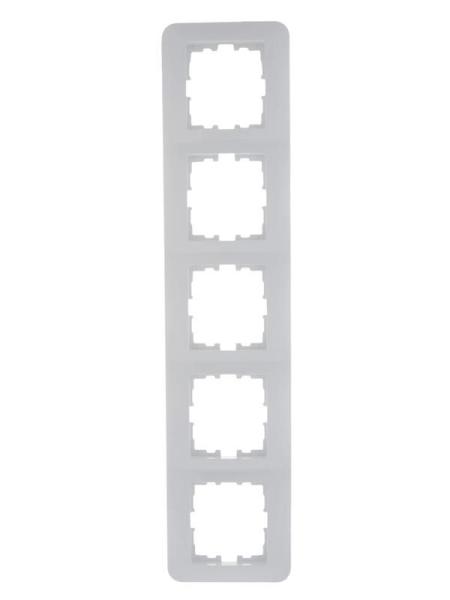 Рамка 5-м Karina Life горизонт. бел. LEZARD 708-0200-15
