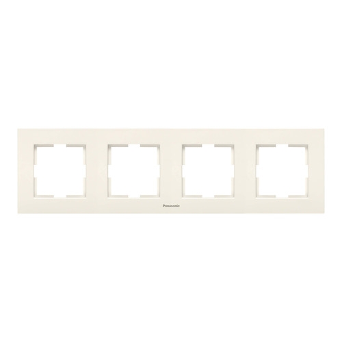 Рамка Panasonic Karre Plus (WKTF08042BG-RU) 4x гориз.мон. пластик бежевый (упак.:1шт