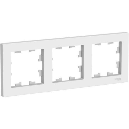 Рамка Schneider Electric AtlasDesign 3 поста. Белая