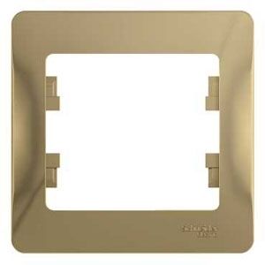 Рамка Schneider Electric Glossa 1 пост. Титан