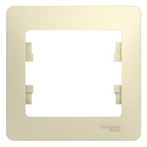Рамка Schneider Electric Glossa GSL000201 1-местная, бежевая