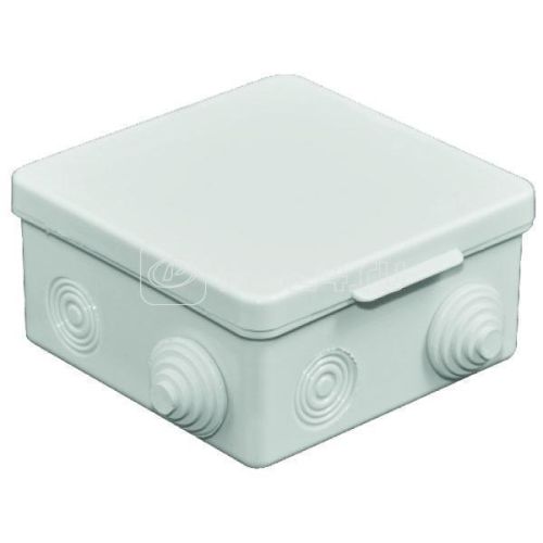 Распаечная коробка Урал ПАК, 100х100х50, IP 54, 8 вх, серая, КО-53017100-06