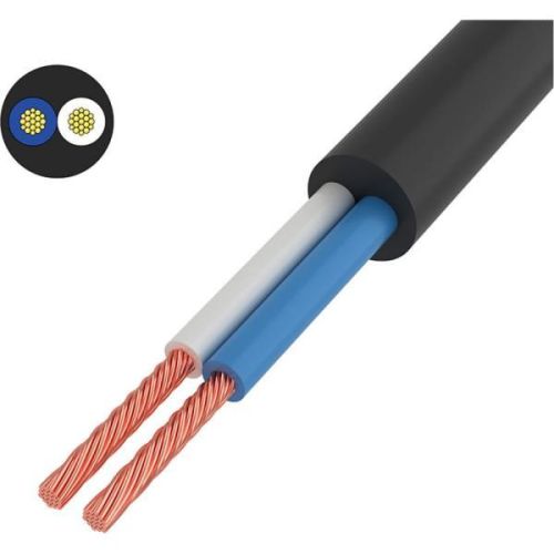 REXANT Провод ПВС 2x0,75 мм? черный 10 м ГОСТ 01-8031-1