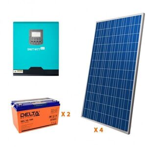 Резервная солнечная электростанция 7,8кВт*ч в сутки GEL