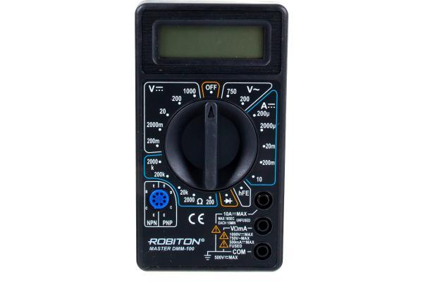 Robiton Мультиметр цифровой ROBITON MASTER DMM-100 BL1