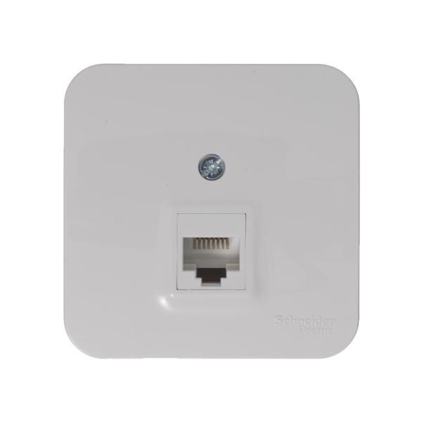 Розетка компьютерная Schneider Electric Бланка белая
