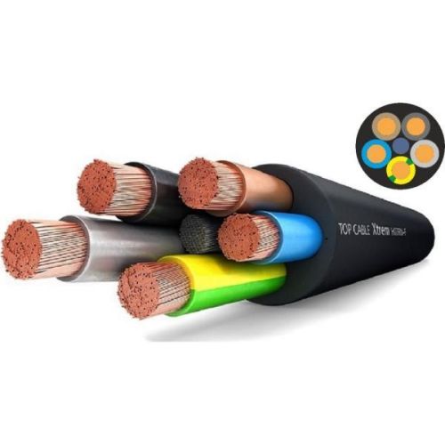 Силовой гибкий кабель Top Cable XTREM H07RN-F 5х4 10 метров 3005004R10RU