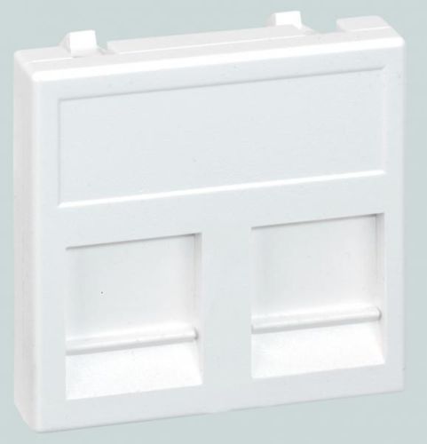 Simon Connect Адатер на 2 RJ45 SimonConnect, AMP(S110,SL110,SLt),Brand-Rex, 45х45мм