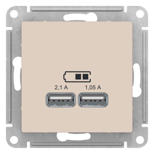 USB розетка Systeme Electric ATN000233.10, 10шт