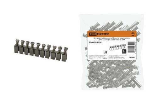 Винтовая перемычка для клемм ЗНН-2,5мм2 TDM SQ0803-1128 (10 шт