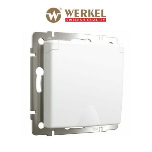 Встраиваемая розетка Werkel W1171261 белый матовый