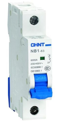 Выключатель автоматический 1п C 16А 6кА NB1-63 (R) CHINT