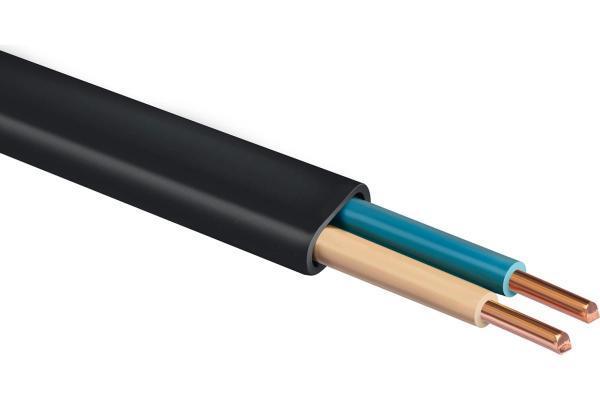 ЗУБР ВВГ-Пнг(А)-LS 2x1.5 mm2 кабель силовой 50 м, ГОСТ 31996-2012