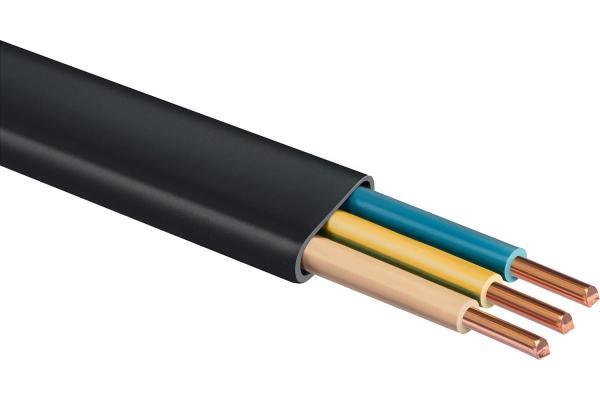 ЗУБР ВВГ-Пнг(А)-LS 3x2.5 mm2 кабель силовой 100 м, ГОСТ 31996-2012
